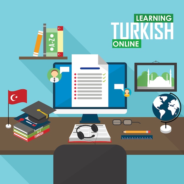 E-learning langue turque.