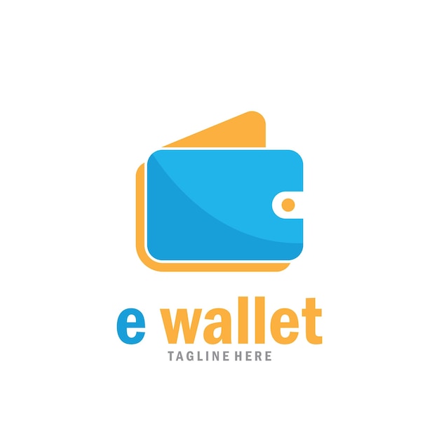 Vecteur e wallet moderne payer logo icône vector illustration modèle de conception