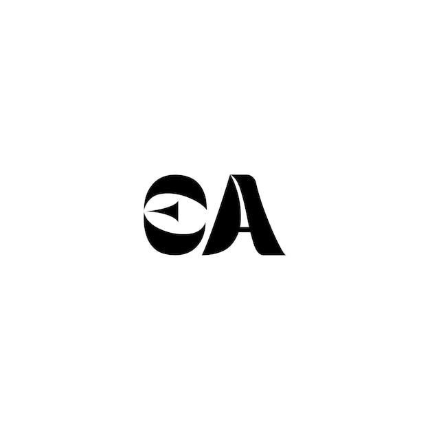 EA monogramme logo design lettre texte nom symbole monochrome logo alphabet caractère simple logo