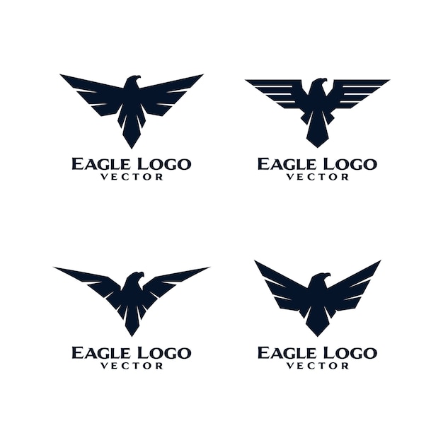 Eagle Bird Logo Template Vecteur