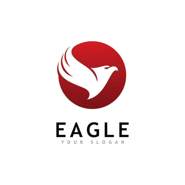 Eagle Logo Vector Icône D'aigle Créatif Illustration Du Modèle