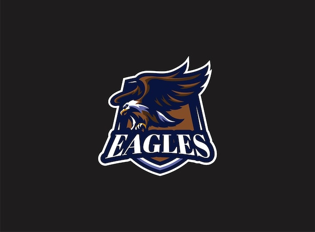 Vecteur eagle mascotte logo