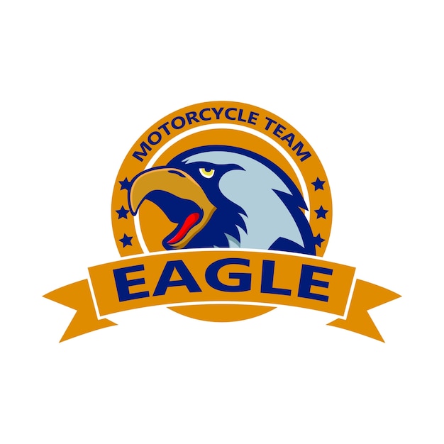 Eagle mascotte sport élément logo illustration