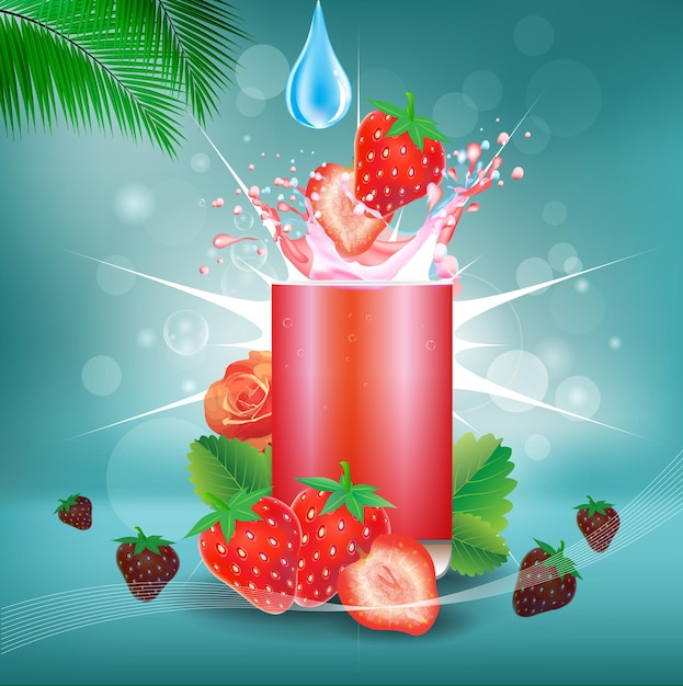Eau de fraise