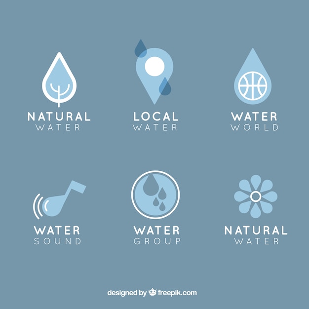 L'eau Naturelle Collection De Logos