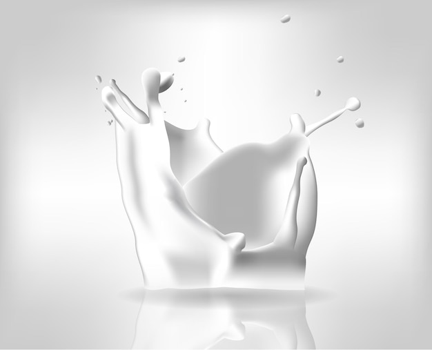 éclaboussure de texture de lait