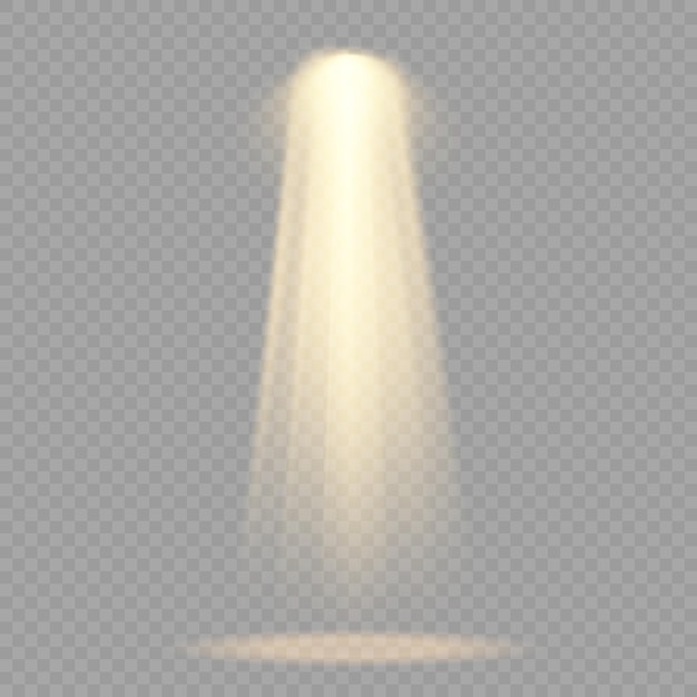 L'éclairage de scène met en lumière des effets de lumière de projecteur de scène un éclairage blanc brillant avec un projecteur