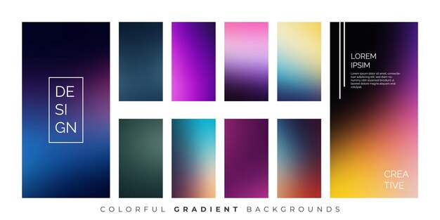 Écran de l'application avec transition de couleur pastel en arrière-plan