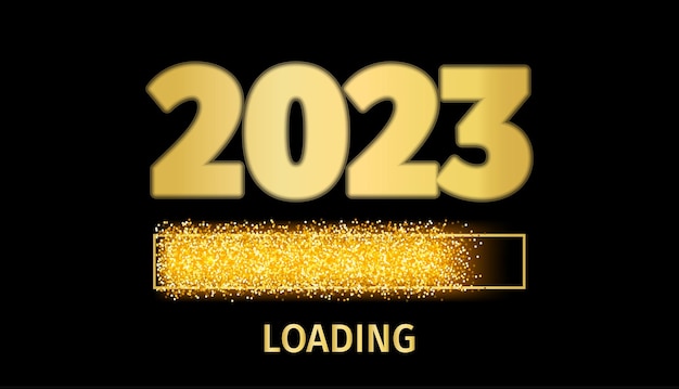 Écran De Chargement De L'année 2023.