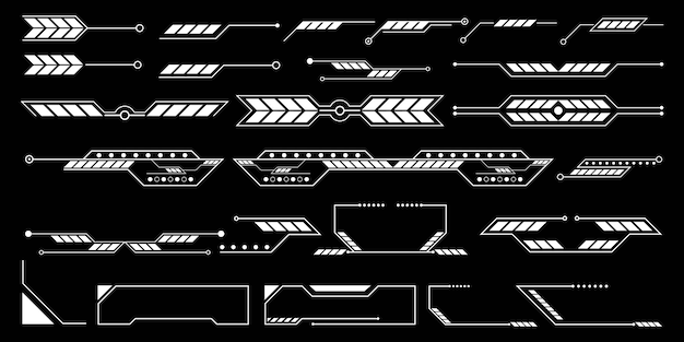 Écran de tableau de bord futuriste de science-fiction avec technologie de réalité virtuelle Écran d'interface utilisateur