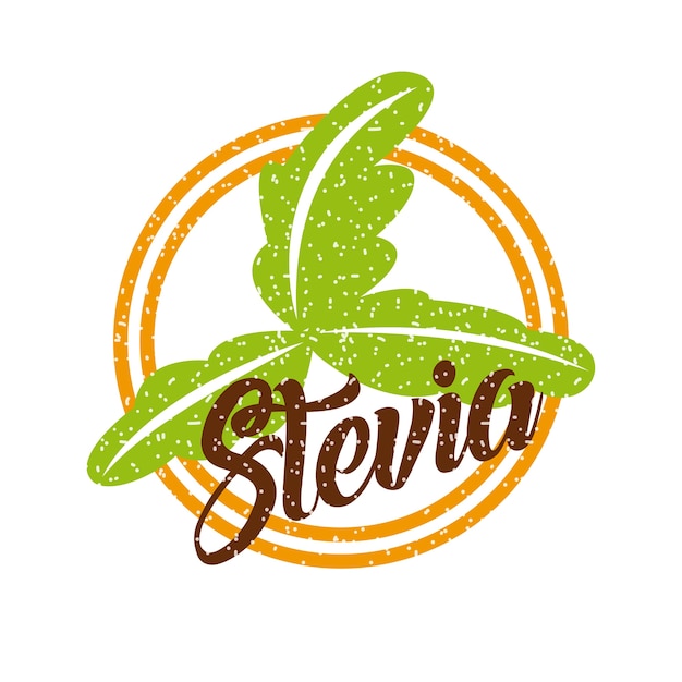 Vecteur Édulcorant naturel de stevia