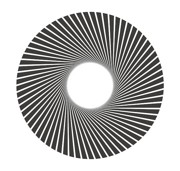 effet de cercle en spirale