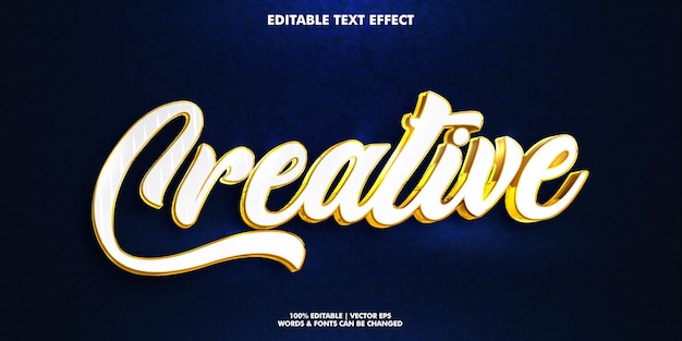 Effet du texte créatif