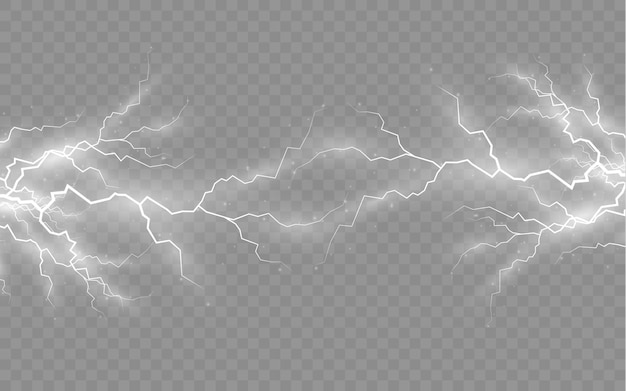 L'effet De La Foudre Et De L'éclairage, Jeu De Fermetures éclair, Orage Et éclair