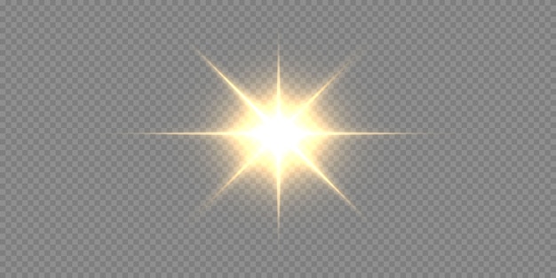 Effet de lumière abstraite lumière du soleil transparent spécial lens flare.