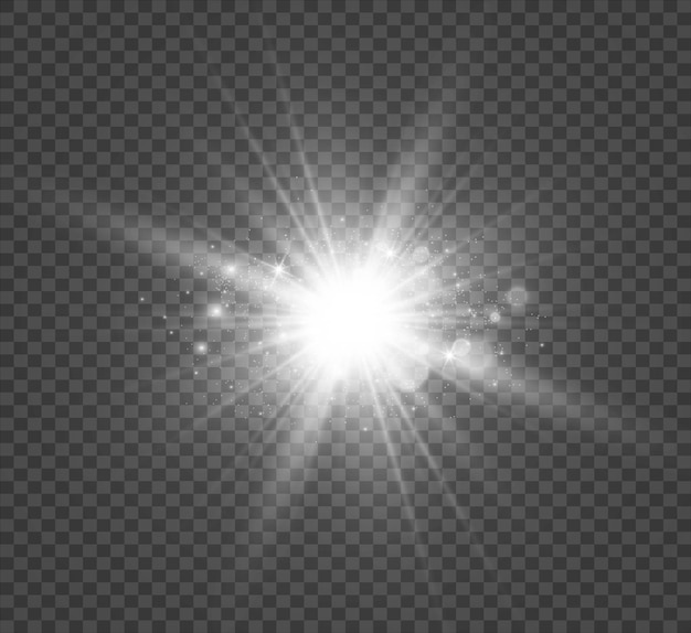 Vecteur effet de lumière flash à lentille spéciale