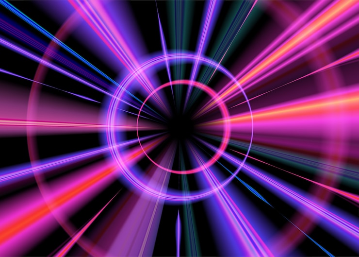 Effet de lumière radiale