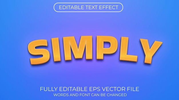 Effet simplement de texte