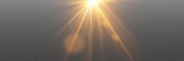 Effet spécial de lumière et d'éclat d'étoile