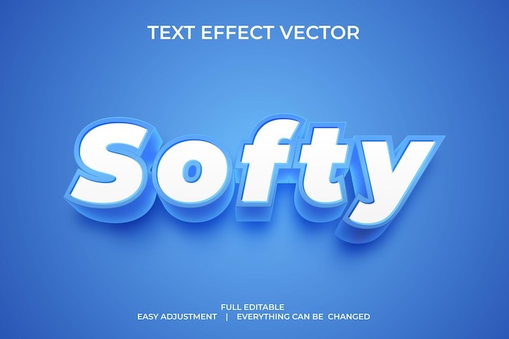 effet de style de texte d'amour Vecteur libre
