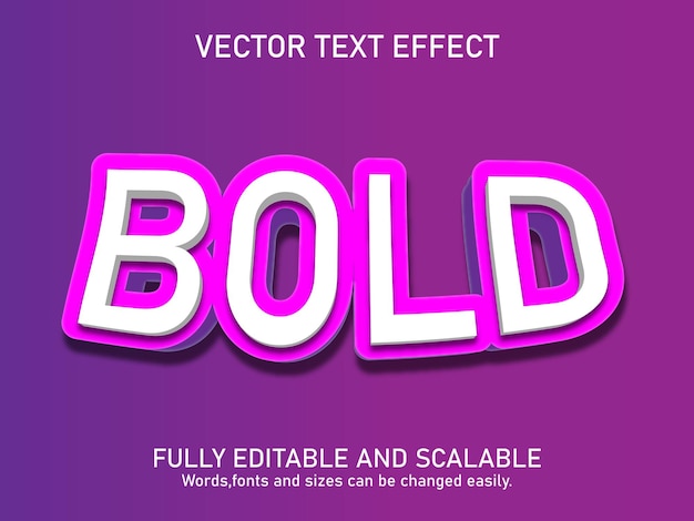 Effet de style de texte éditable en gras 3D avec thème de couleur brune