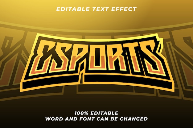 Effet De Style De Texte Esport 5