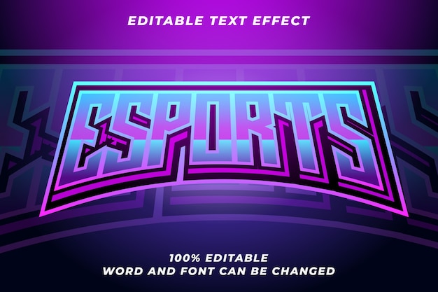 Effet De Style De Texte Esport