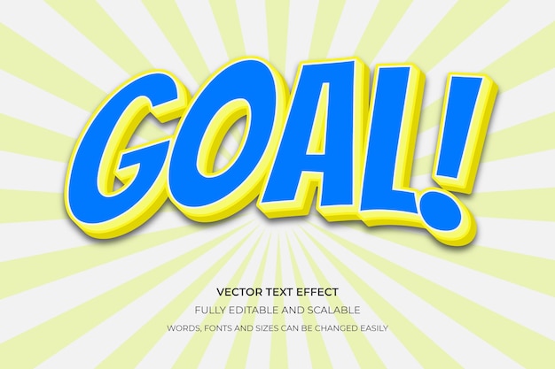 Effet de style de texte modifiable d'objectif vectoriel