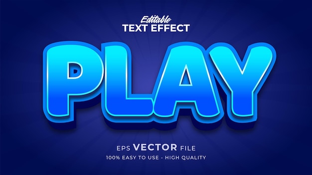 Effet de style de texte modifiable - Thème de style de texte comique