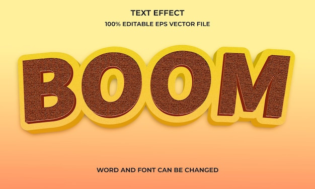 Effet de texte 3D modifiable avec le concept de flèche