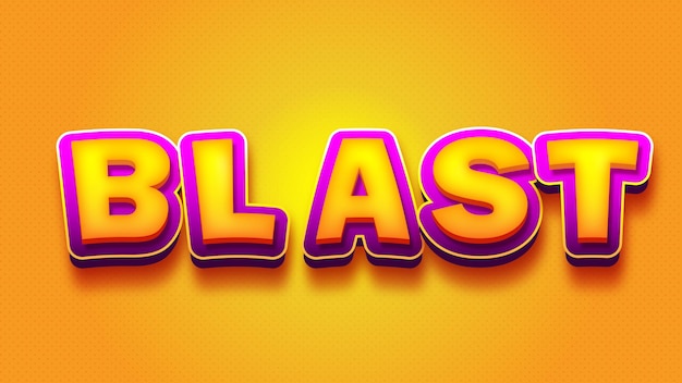 Effet de texte 3D modifiable entièrement personnalisable