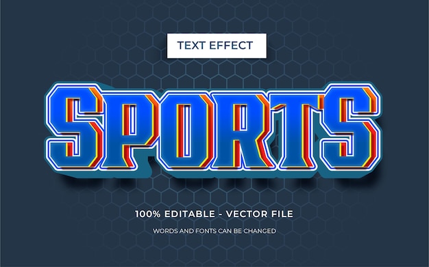 Effet de texte 3D modifiable ou style de texte graphique