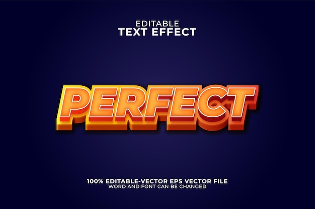 Effet de texte 3D Perfext
