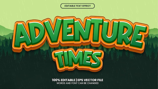 Effet De Texte Adventure Times