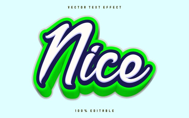 Effet de texte agréable à modifier avec arrière-plan