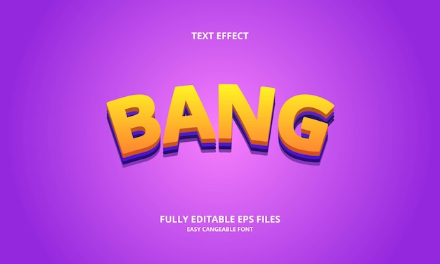 Effet De Texte Bang