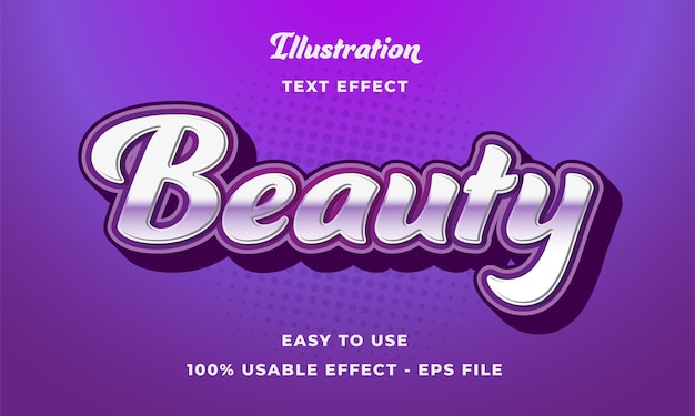 Effet De Texte De Beauté