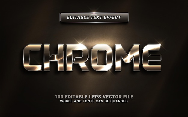 Effet De Texte Chrome