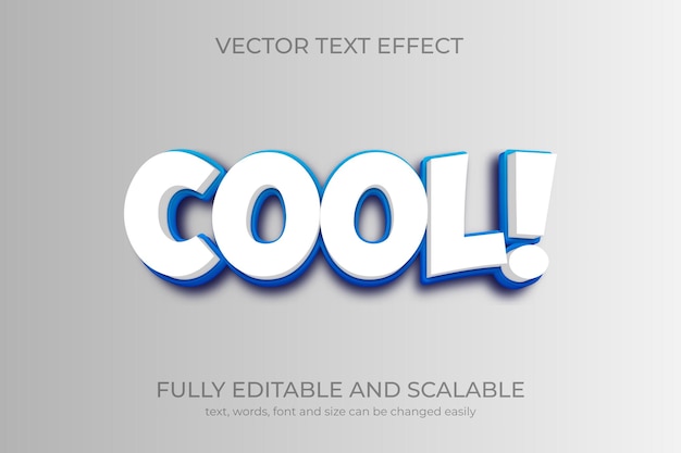 Effet de texte cool modifiable