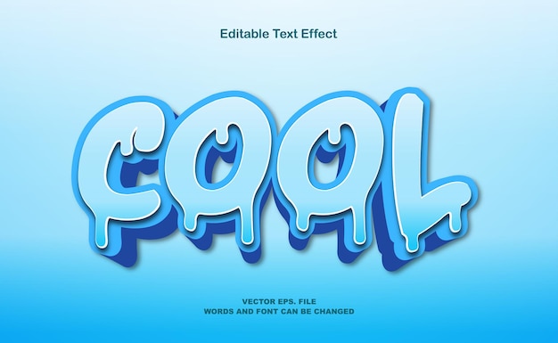 Effet De Texte Cool De Style 3d