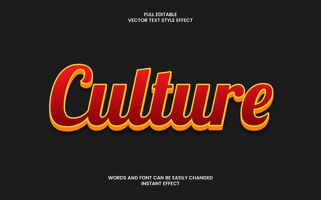 Effet de texte de culture