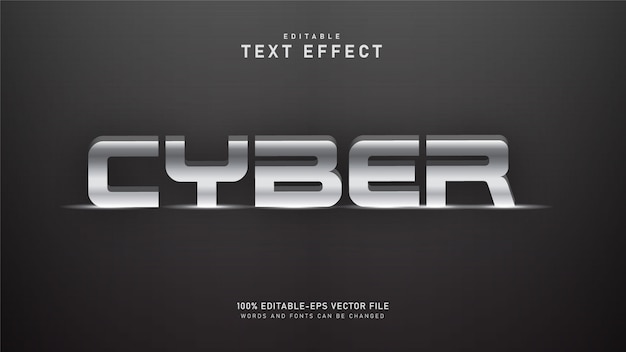 Effet de texte cyber