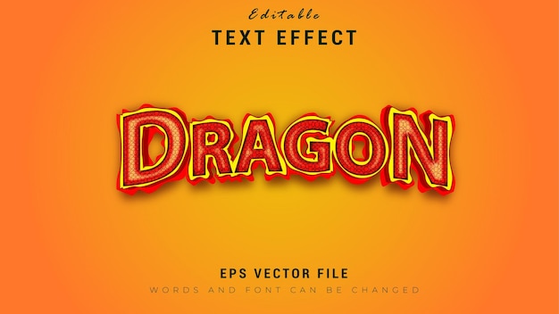 Effet de texte Dragon