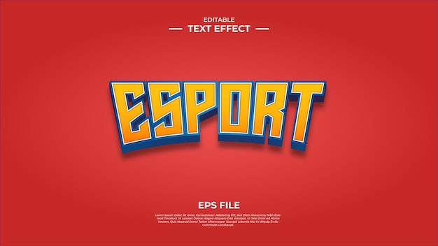 Effet De Texte Esport