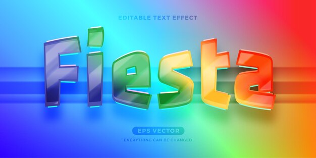 Effet de texte Fiesta