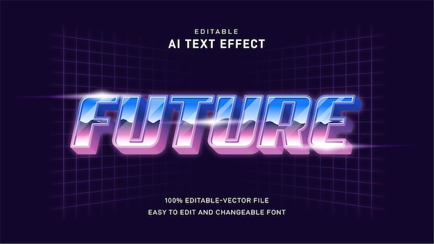 Effet De Texte Futur Rétro