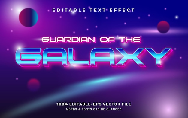 Effet De Texte Galaxie