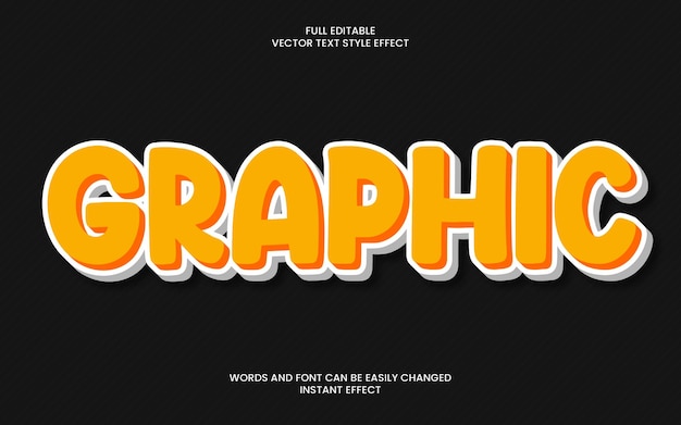 Effet de texte graphique