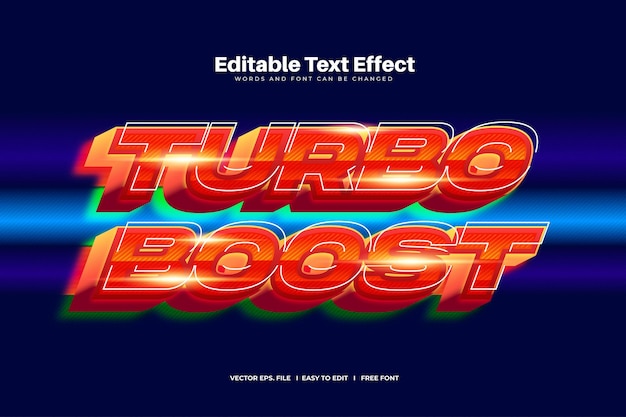 Effet De Texte En Gras Turbo 3d