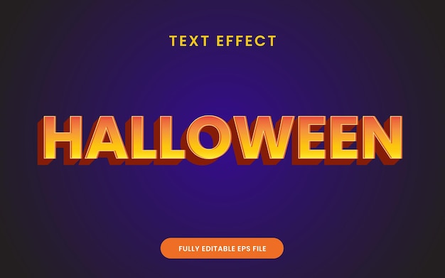 Effet De Texte Halloween 3d